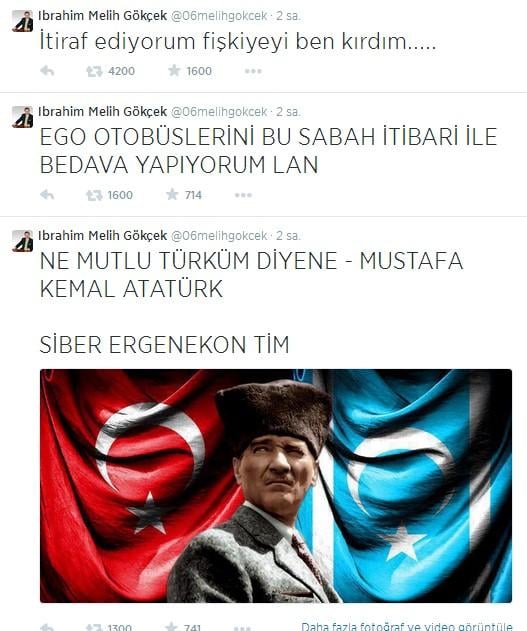 Melih Gökçek'in Twitter hesabı hacklendi