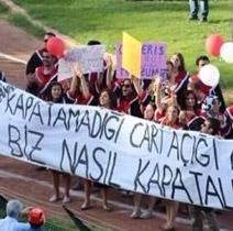 ODTÜ'de olaylı mezuniyet töreni