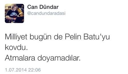 Pelin Batu Milliyet'ten kovuldu