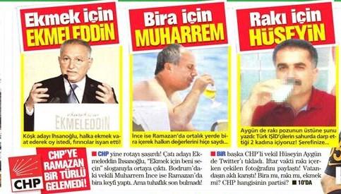 Günün manşeti Takvim'den