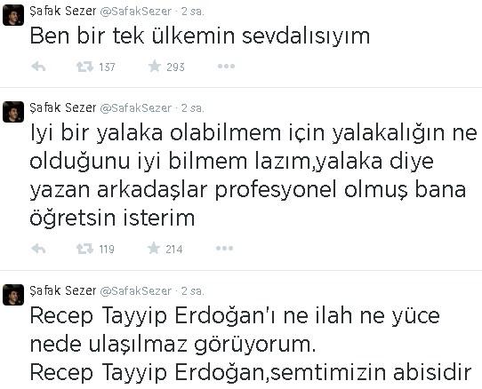 Şafak Sezer'den Erdoğan Yalakası eleştirilerine yanıt