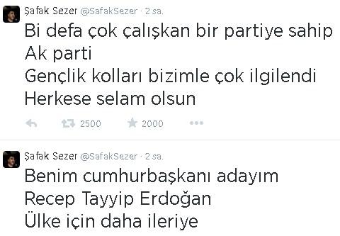 Şafak Sezer'den Erdoğan Yalakası eleştirilerine yanıt