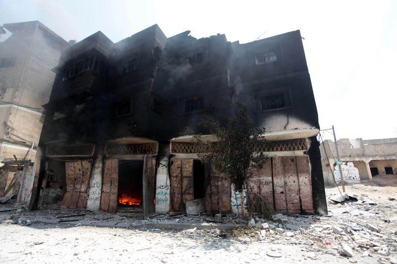 Gazze Şucaiyye'ye yapılan katliamdan geriye kalanlar