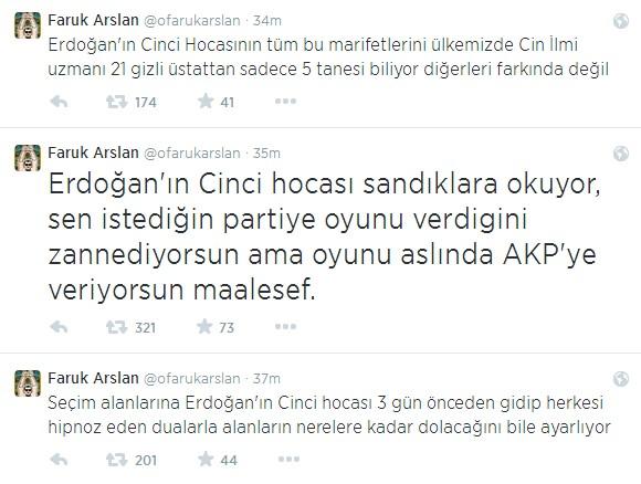 Cemaatçi yazardan ilginç Erdoğan iddiası