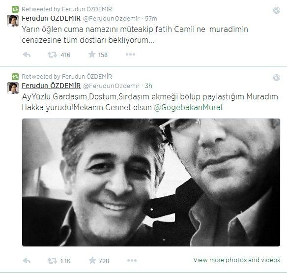 Murat Göğebakan'ın cenazesi Fatih Camii'nden kalkacak