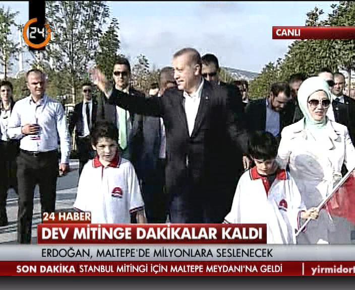 Maltepe'de Erdoğan için 2 milyonu aşkın insan toplandı İZLE
