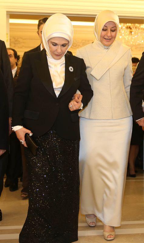 Köşk'te Emine Erdoğan-Hayrünnisa Gül buluşması