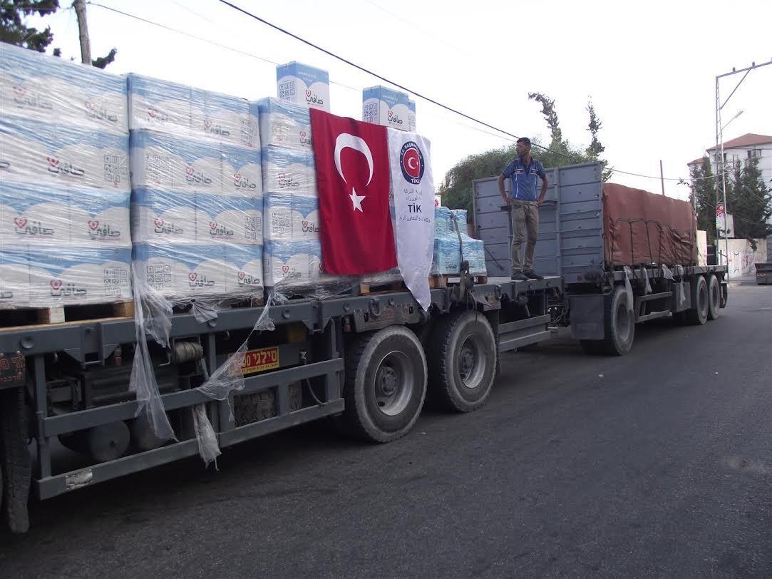 TİKA'dan Gazze'ye yardım devam ediyor