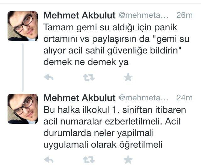 Feribot fırtınaya kapılınca panik yaratan yolcuya tepki