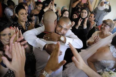 İsrailli kız ile Filistinli genç dünyaevine girdi