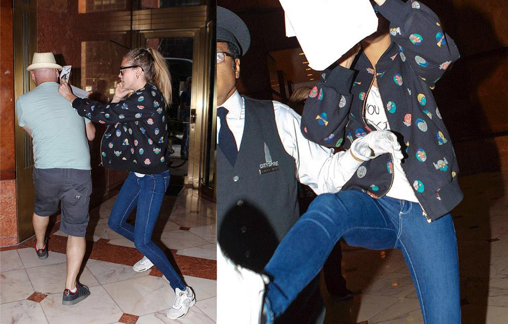 Cara Delevingne ilginç hareket