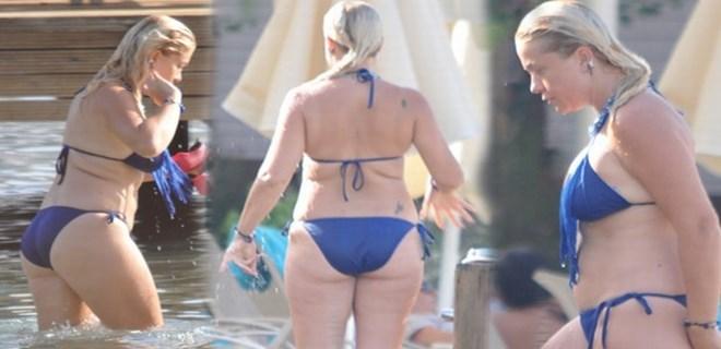 Yeliz Yeşilmen tatilde İZLE