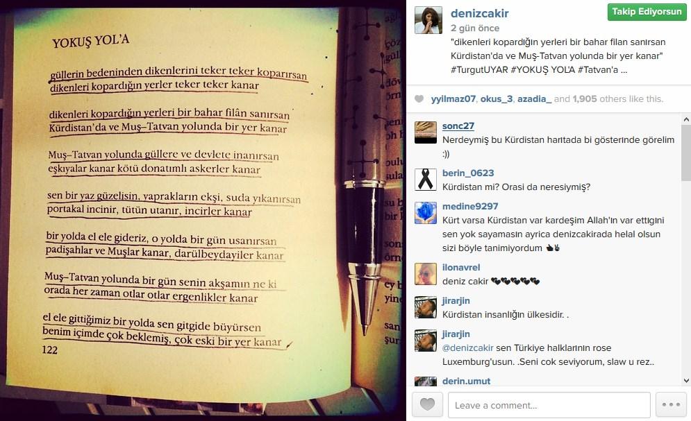 Deniz Çakır'a Kürdistan tepkisi İZLE