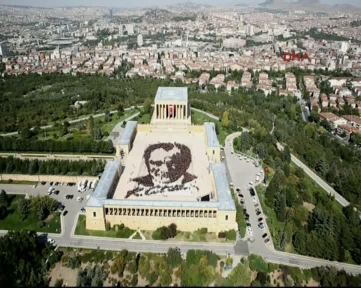Anıtkabir'de rekor denemesi İZLE