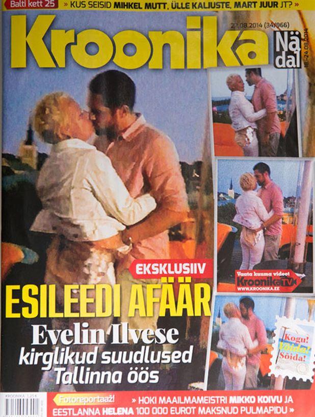 Estonya First Lady'si genç bir adamla öpüşürken yakalandı