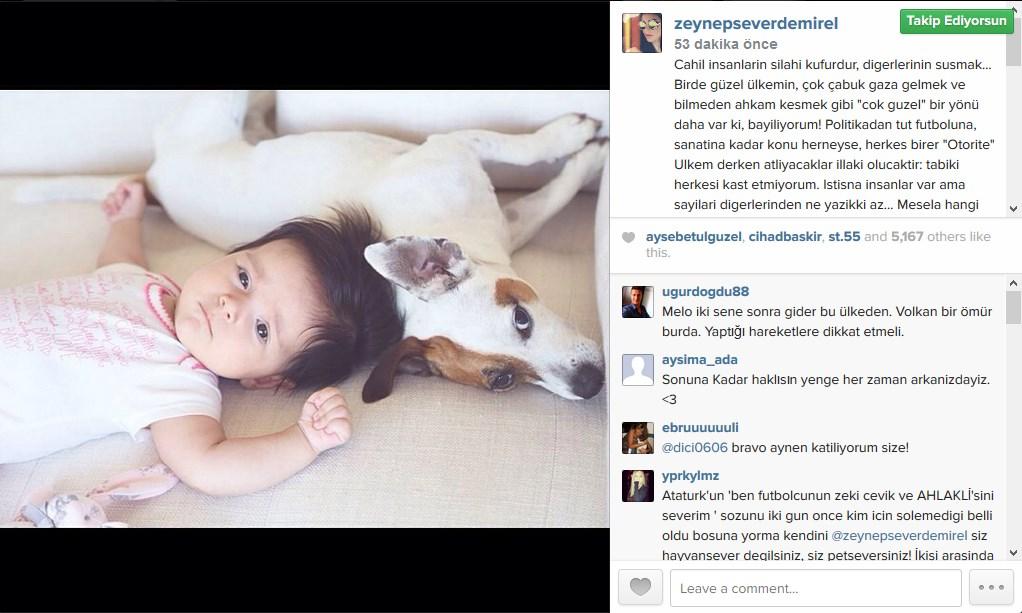 Volkan Demirel'in eşi sonunda patladı