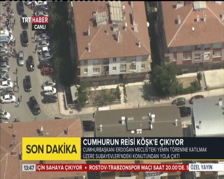 Erdoğan Köşk'e çıkıyor