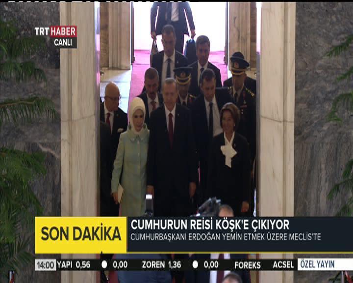 Erdoğan Köşk'e çıkıyor