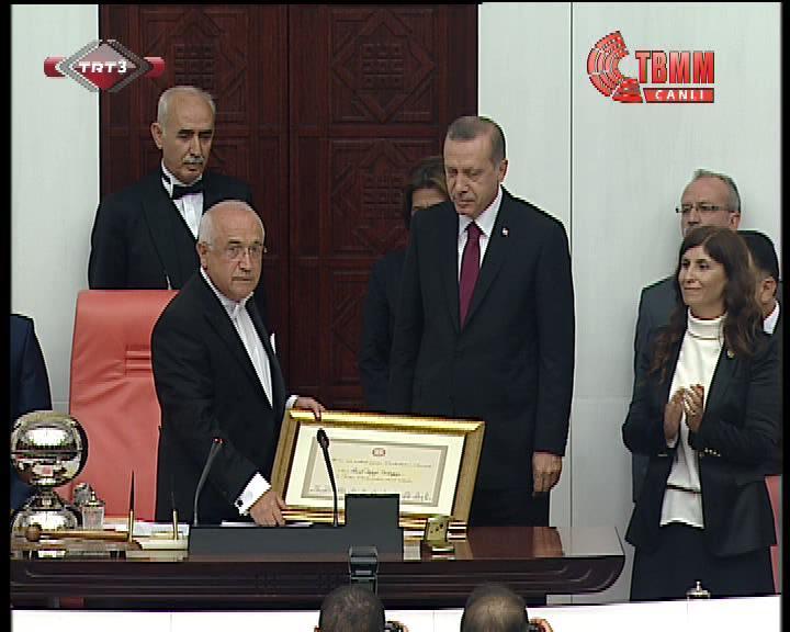 Erdoğan'ın cumhurbaşkanlığı yemini İZLE