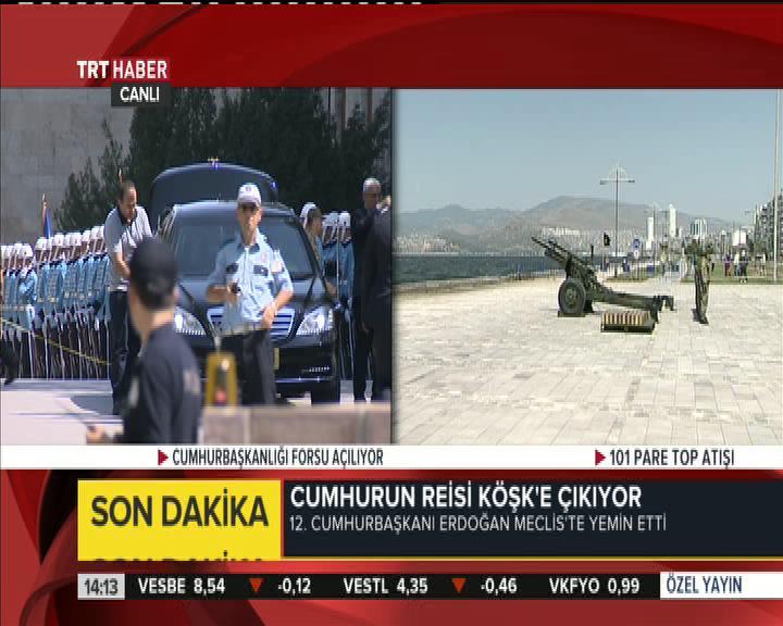 Erdoğan'ın cumhurbaşkanlığı yemini İZLE