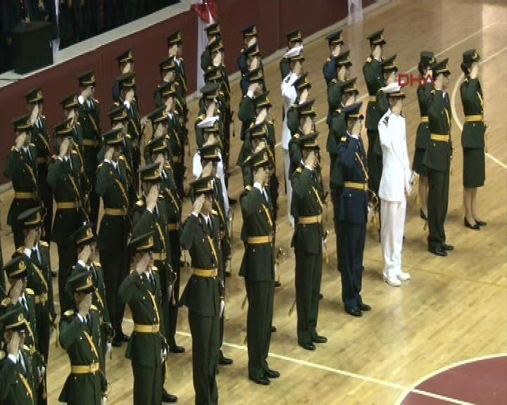 Devletin zirvesi GATA'daki mezuniyet töreninde