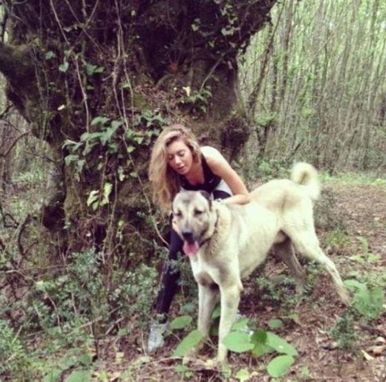 Sinem Kobal tam bir doğa tutkunu çıktı