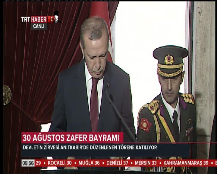 Devletin zirvesi Anıtkabir'de buluştu İZLE