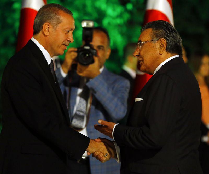 Aydın Doğan 30 Ağustos resepsiyonuna katıldı