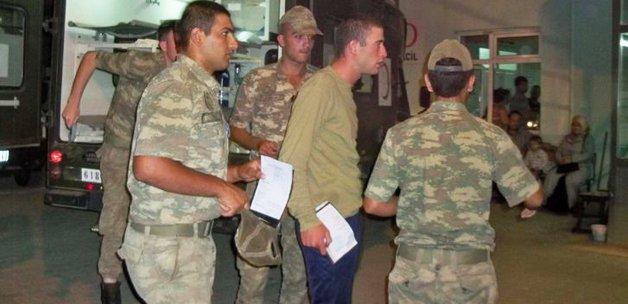Yemekten zehirlenen 150 asker hastaneye kaldırıldı
