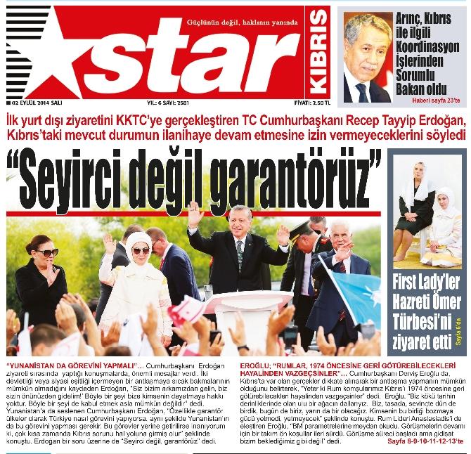 KKTC'de Erdoğan memnuniyeti