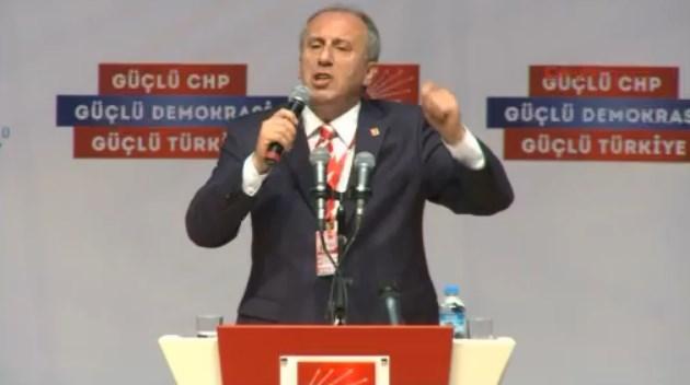 Muharrem İnce'nin kurultay konuşması