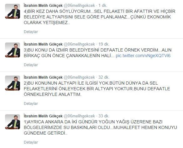 Melih Gökçek kendisini eleştirenlere yanıt verdi