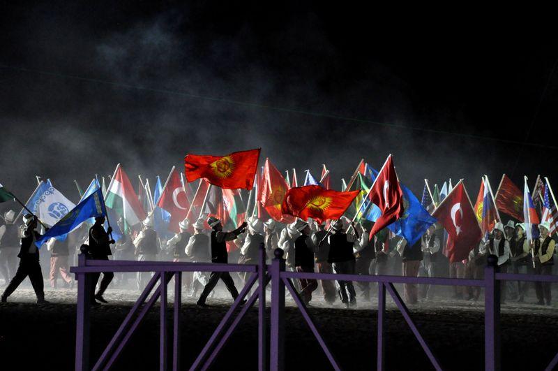 Dünya Göçebe Oyunları Kırgızistan'da başladı