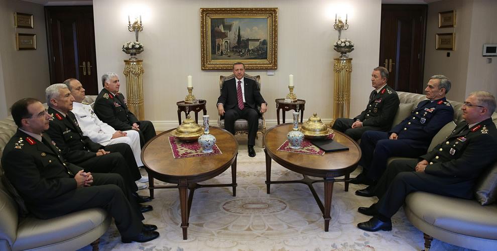 Genelkurmay'dan Cumhurbaşkanı Erdoğan'a ziyaret