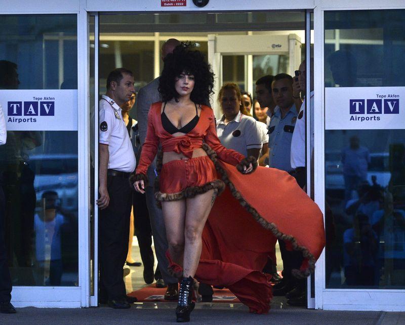 Dünyaca ünlü sanatçı Lady Gaga İstanbul'a geldi