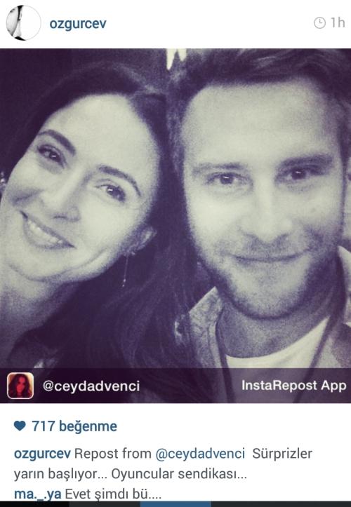 Ceyda Düvenci Özgür Çevik ile aşk yaşıyor iddiası