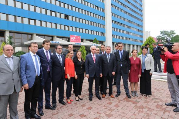 İbrahim Şahin çalışma arkadaşlarına veda etti