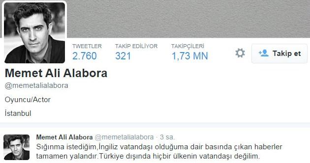 Mehmet Ali Alabora İngiliz vatandaşı oldu