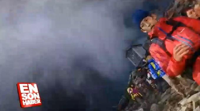 Japonya'da yanardağ patladı İZLE