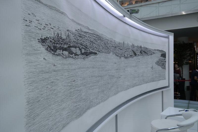 Dahi Bellek Stephen Wiltshire İstanbul'u çizdi