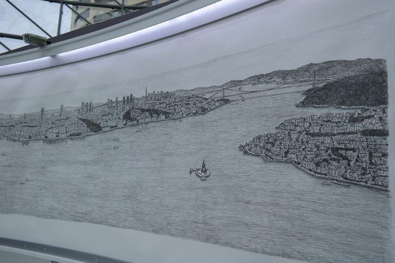 Dahi Bellek Stephen Wiltshire İstanbul'u çizdi