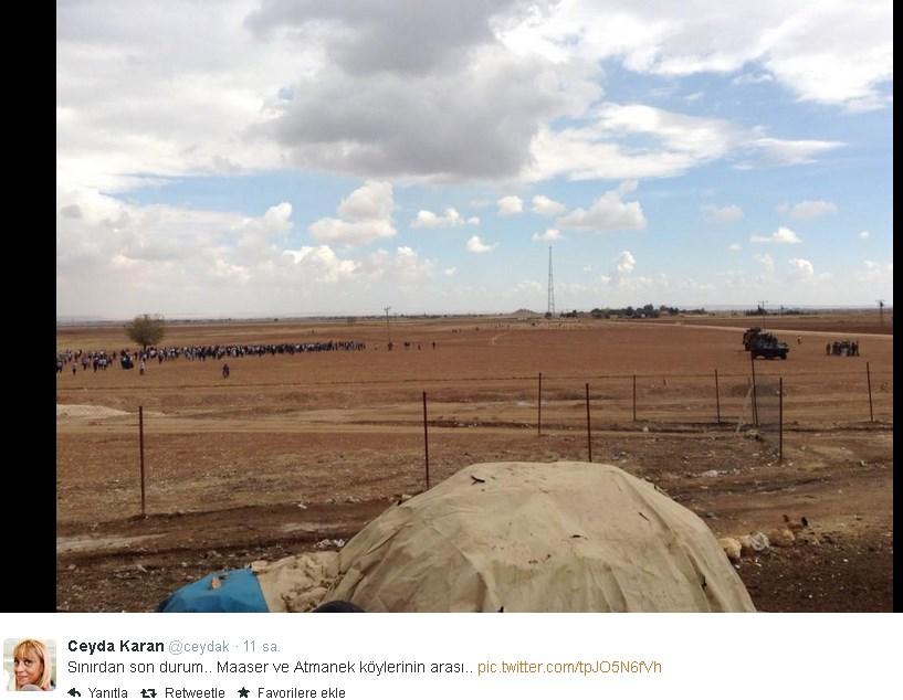 Ceyda Karan'dan Kobani selfiesi