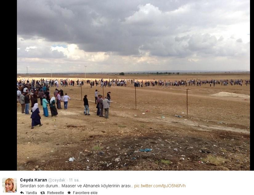 Ceyda Karan'dan Kobani selfiesi