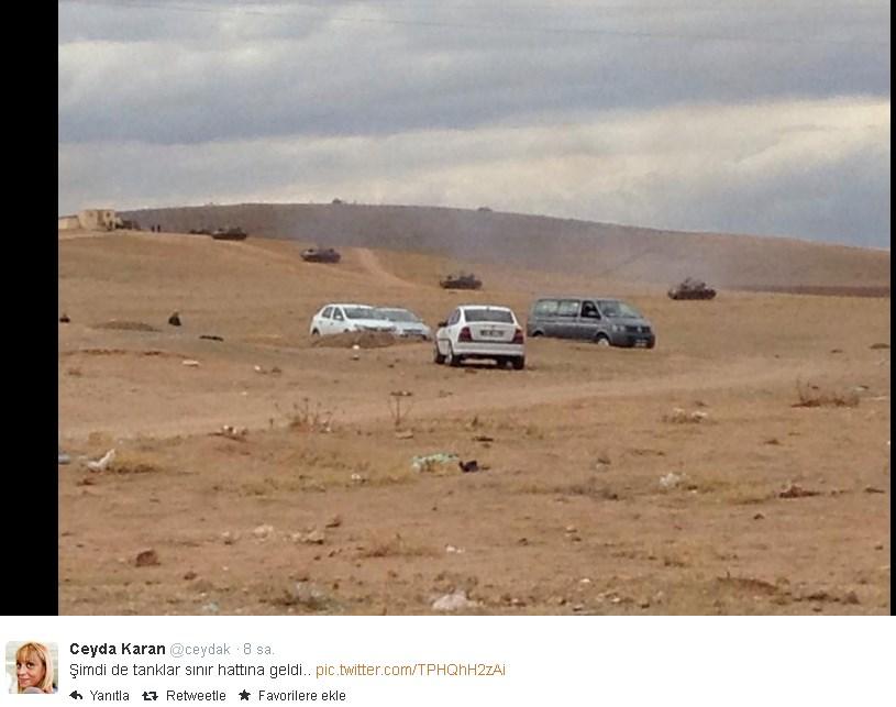 Ceyda Karan'dan Kobani selfiesi