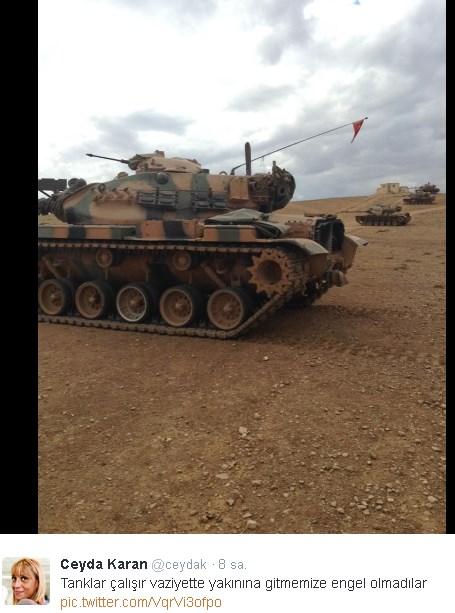 Ceyda Karan'dan Kobani selfiesi