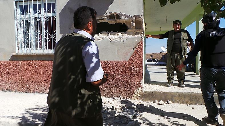 Suruç'ta bir eve havan topu mermisi düştü İZLE