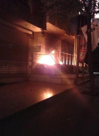 Türkiye genelinde izinsiz Kobani eylemleri