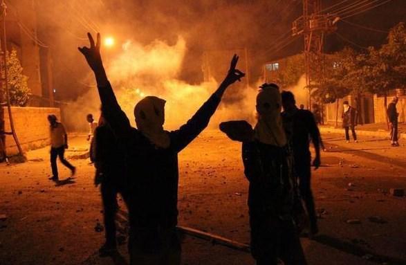 Türkiye genelinde izinsiz Kobani eylemleri