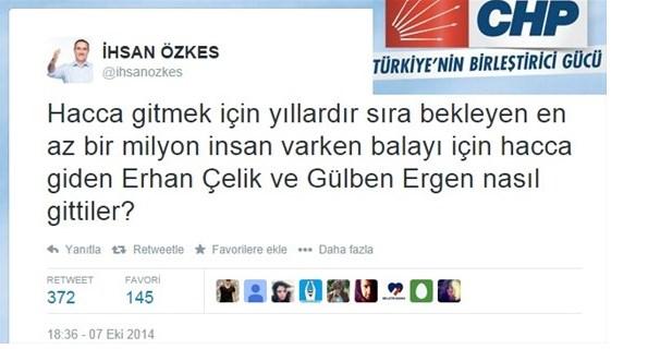 CHP'li vekilden Gülben Ergen'e Hac tepkisi