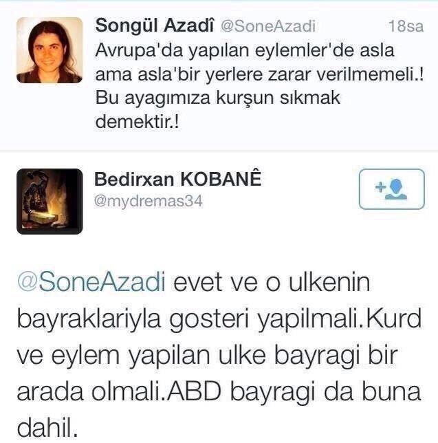 Kobani eylemcilerinin ikiyüzlülüğü deşifre oldu